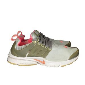 Nike Air Presto Girls Size 5Y Gray Running Athletic Shoes Sneakers 833878-002 Wo